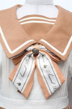 画像4: Amavel / Message Ribbonセーラーワンピース  からし S-26-03-19-045-CA-OP-AS-ZS