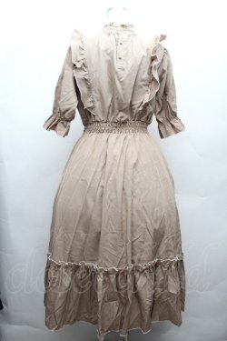 画像4: m petit by misako / NINA'SコラボAMハイショクメローワンピース L ベージュ S-26-03-19-047-LO-OP-AS-ZS