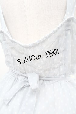 画像4: Innocent World / ドットジャガードジャンパースカート  サックス S-26-03-19-050-IW-OP-AS-ZS