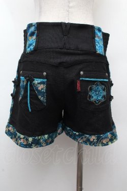 画像3: Qutie Frash / ミリタリーショートパンツ  黒 S-26-03-19-055-QU-PA-AS-ZS