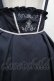 画像2: axes femme POETIQUE / フリルサス付刺繍スカート  紺 S-26-03-19-059-AX-SK-HR-ZS (2)