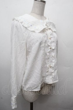 画像3: Amavel / リバーシブルクロスタイブラウス  白 S-26-03-19-007-CA-BL-AS-ZS