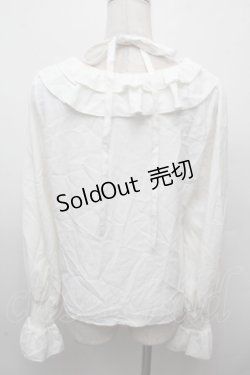 画像2: Amavel / はしごレースブラウス  白 S-26-03-19-008-CA-BL-AS-ZS