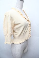 画像3: MILK / フリルカーディガン  オフ S-26-03-19-010-ML-TO-AS-ZT641 (3)
