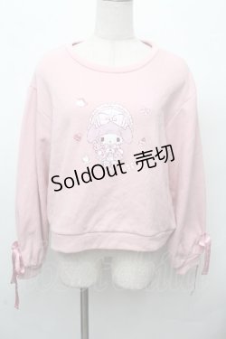 画像1: m petit by misako / 裏シャギープルオーバー（マイメロディー） L ピンク S-26-03-19-014-LO-TO-AS-ZS