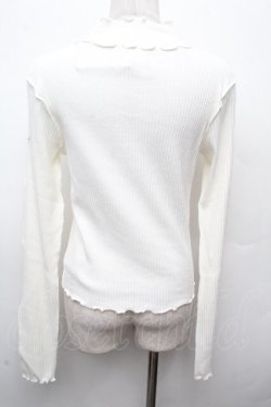 画像3: lilLilly / デコルテカットリブカットソー  オフ S-26-03-19-002-LO-TO-HR-ZS