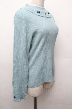 画像3: axes femme / バラボトルネックニットプルオーバー  グリーン S-26-03-19-017-AX-TO-AS-ZS