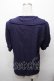 画像2: Fi.n.t / クランベリー刺繍スクエア衿ブラウス  紺 S-26-03-19-019-CA-BL-AS-ZS (2)