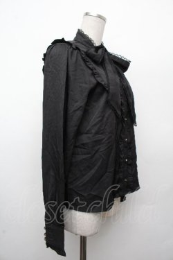 画像3: Amavel / リボンラインブラウス  黒 S-26-03-19-022-CA-BL-AS-ZS