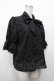 画像3: Amavel / タイ付ブラウス  黒 S-26-03-19-023-CA-BL-AS-ZS (3)