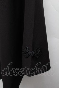 画像5: Deorart / 着物袖ジップパーカー  黒ｘ青 S-26-03-19-025-PU-TO-AS-ZS