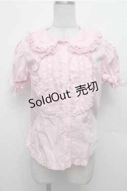 画像2: LOLITA / ハートレースブラウス  ピンク S-26-03-21-033-LO-BL-AS-ZS