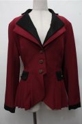FoxTrot / プリーツジャケット  ワイン S-26-03-21-036-LO-JA-AS-ZS