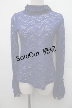 画像1: Moi-meme-Moitie / クロスアーチフレアスリーブカットソー  青 S-26-03-21-039-MO-TO-AS-ZS