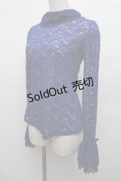 画像3: Moi-meme-Moitie / クロスアーチフレアスリーブカットソー  青 S-26-03-21-039-MO-TO-AS-ZS