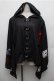 画像1: ACDC RAG / 着物袖パーカー  黒 S-26-03-21-040-PU-TO-AS-ZS (1)