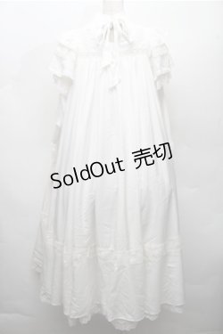 画像2: Hoshibako Works / リリアンヌ姉妹ワンピース(ロング丈)  白 S-26-03-21-041-LO-OP-AS-ZS