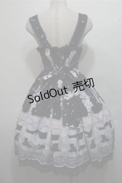 画像2: BABY,THE STARS SHINE BRIGHT / 星空のマザーグース柄ジャンパースカートII  紺 S-26-03-21-044-BA-OP-AS-ZS