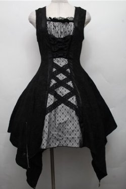 画像1: Hoshibako Works / Rozen Maiden x HoshibakoWorks　水銀燈ジャンパースカート L 黒 S-26-03-21-045-LO-OP-AS-ZS