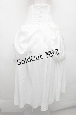 画像1: LOLITA / コルセットスカート  白 S-26-03-21-051-LO-SK-AS-ZS