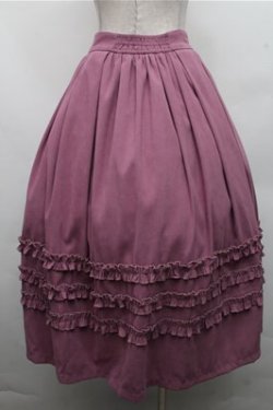 画像2: Forest Wardrobe / 森林のかご4.0 三段フリルスカート 2XL 紫 S-26-03-21-052-LO-OP-AS-ZS