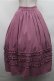 画像2: Forest Wardrobe / 森林のかご4.0 三段フリルスカート 2XL 紫 S-26-03-21-052-LO-OP-AS-ZS (2)