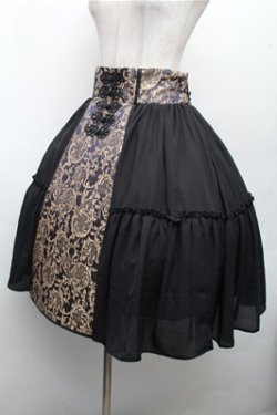 画像3: axes femme kawaii / メイリンスカート M 紺ｘ黒 S-26-03-21-058-AX-SK-AS-ZS