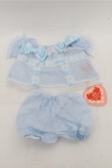 BABY,THE STARS SHINE BRIGHT / くみゃちゃんのはわせドールワンピースセット  サックス S-26-03-21-013-BA-ZA-HR-ZS