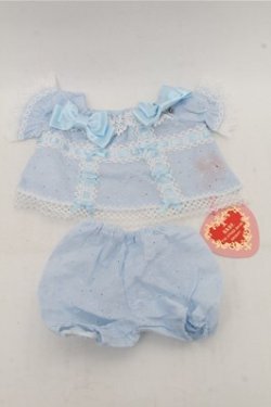 画像1: BABY,THE STARS SHINE BRIGHT / くみゃちゃんのはわせドールワンピースセット  サックス S-26-03-21-013-BA-ZA-HR-ZS