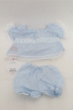 画像2: BABY,THE STARS SHINE BRIGHT / くみゃちゃんのはわせドールワンピースセット  サックス S-26-03-21-013-BA-ZA-HR-ZS
