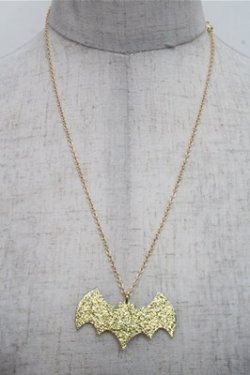 画像2: Moi-meme-Moitie / 蝙蝠ロゴアクリルネックレス  イエロー S-26-03-21-017-MO-AC-AS-ZS