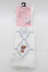 m petit by misako / AMOVKクマボンボン  白 S-26-03-21-003-LO-ZA-HR-ZS