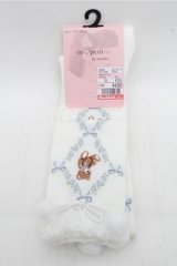 m petit by misako / AMOVKクマボンボン  白 S-26-03-21-004-LO-ZA-HR-ZS