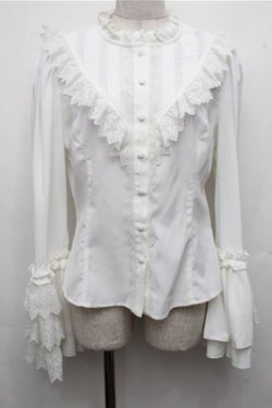 画像1: Hoshibako Works / 星夜の旅　姫袖ブラウス  白 S-26-03-21-027-LO-BL-AS-ZS