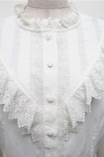 画像4: Hoshibako Works / 星夜の旅　姫袖ブラウス  白 S-26-03-21-027-LO-BL-AS-ZS (4)