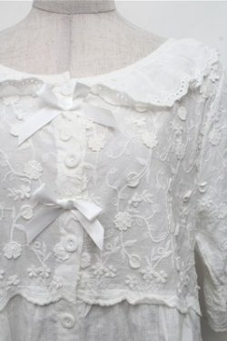画像3: 中国ロリータ / チュニックワンピース  白 S-26-03-21-028-LO-OP-AS-ZS