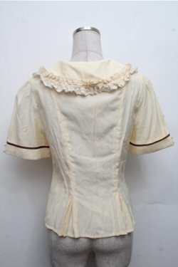 画像2: Hoshibako Works / ハートボタンブラウス  イエロー S-26-03-21-029-LO-BL-AS-ZS