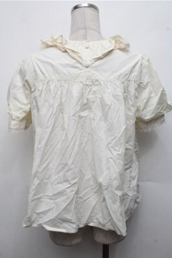 画像2: Hoshibako Works / ポルト・フレスカ リボン刺繍ブラウス  オフ S-26-03-21-030-LO-BL-AS-ZS