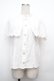 画像1: axes femme POETIQUE / 刺繍ケープ風ノースリブラウス  白 S-26-03-23-001-AX-BL-AS-ZS (1)