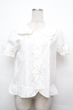 画像1: LOLITA / フリルブラウス L 白 S-26-03-23-004-LO-BL-AS-ZS