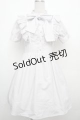 Ank Rouge / ボウタイフリルワンピース  グレー S-26-03-23-036-CA-OP-HR-ZS