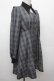 画像3: EAT ME / シャツカラーデコルテワンピース  グレーｘ黒 S-26-03-23-039-LO-OP-AS-ZS (3)