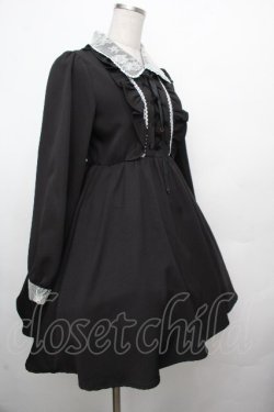 画像3: Rojita / フロントレースアップワンピース  黒 S-26-03-23-041-LO-OP-HR-ZS