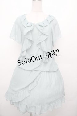 画像1: axes femme / シフォンワンピース  グリーン S-26-03-23-046-AX-TO-AS-ZS