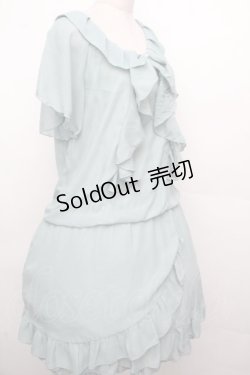 画像3: axes femme / シフォンワンピース  グリーン S-26-03-23-046-AX-TO-AS-ZS