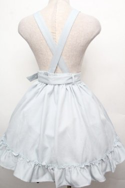 画像2: DearMyLove / ストーンバックルサスフリルスカート  サックス S-26-03-23-048-EL-SK-HR-ZS