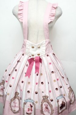 画像1: Amavel / Nounours Chocolatoryスカート  ピンク S-26-03-23-049-CA-SK-HR-ZS
