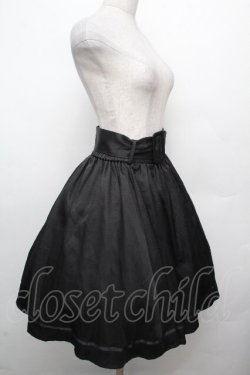 画像3: axes femme / ベルト付クラシカルスカート  黒 S-26-03-23-053-AX-SK-AS-ZS