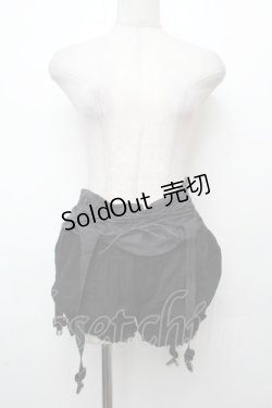 画像1: STIGMATA / ガーゼカボチャパンツ  黒 S-26-03-23-059-GO-PA-HR-ZS