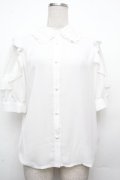 Rojita / レース切替ブラウス  白 S-26-03-23-007-LO-BL-AS-ZS